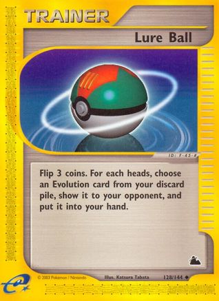Lure Ball  - Reverse Holofoil Skyridge - Uncommon