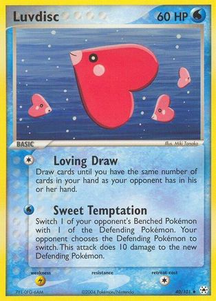 Luvdisc  - Reverse Holofoil Hidden Legends - Uncommon