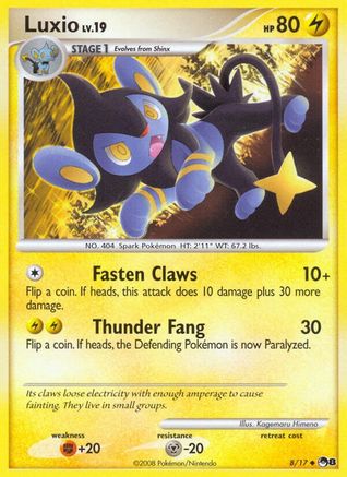 Luxio  - Holofoil POP Series 8 - Uncommon