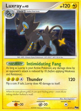 Luxray  - Holofoil POP Series 8 - Rare