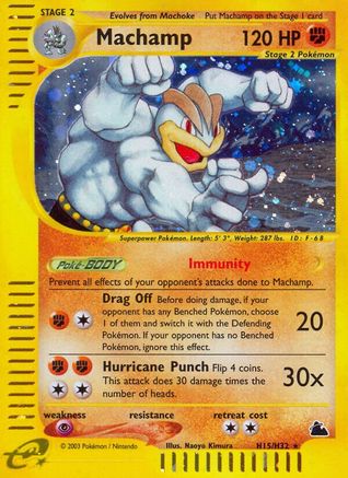 Machamp (H15)  - Holofoil Skyridge - Holo Rare