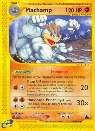 Machamp (16)  - Reverse Holofoil Skyridge - Rare
