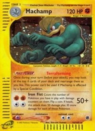 Machamp (16)  - Reverse Holofoil Expedition - Holo Rare