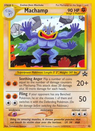 Machamp 043  WoTC Promo - Promo