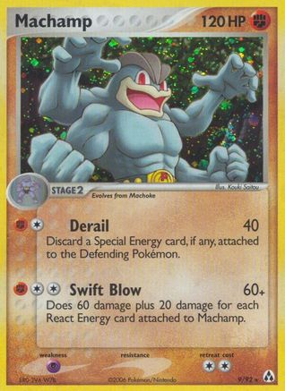 Machamp  - Reverse Holofoil Legend Maker - Holo Rare