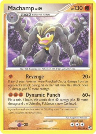 Machamp  Diamond and Pearl - Rare