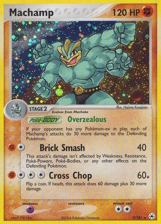 Machamp  - Reverse Holofoil Hidden Legends - Holo Rare