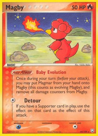 Magby 024  Team Rocket Returns - Rare