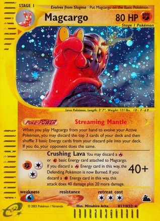 Magcargo (H17)  - Holofoil Skyridge - Holo Rare