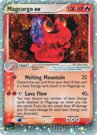 Magcargo ex  - Holofoil Dragon - Ultra Rare