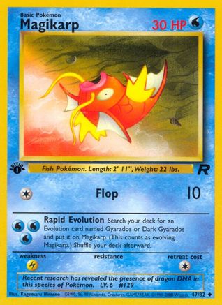 Magikarp 047  - 1st Edition Team Rocket - Uncommon