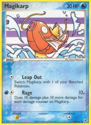 Magikarp  - Reverse Holofoil Deoxys - Common
