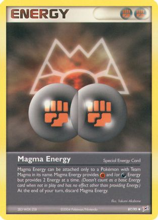 Magma Energy  Team Magma vs Team Aqua - Uncommon