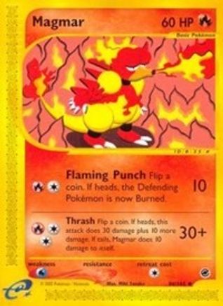 Magmar  - Reverse Holofoil Expedition - Uncommon