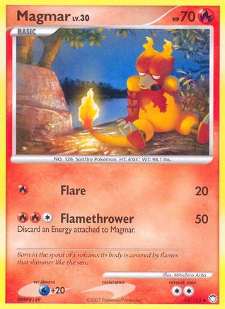 Magmar  Mysterious Treasures - Uncommon
