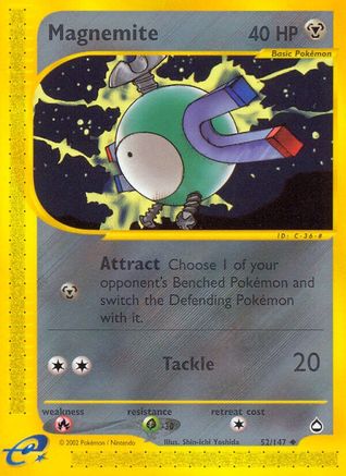 Magnemite (52)  Aquapolis - Uncommon