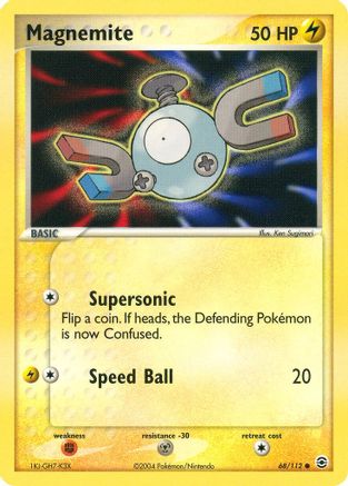 Magnemite 068  FireRed & LeafGreen - Common