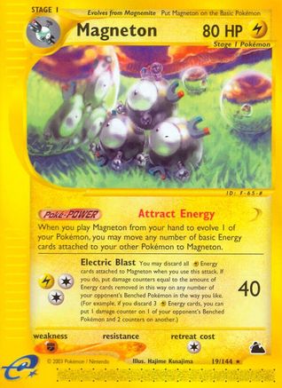 Magneton (19)  Skyridge - Rare