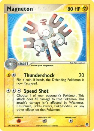 Magneton 027  FireRed & LeafGreen - Rare