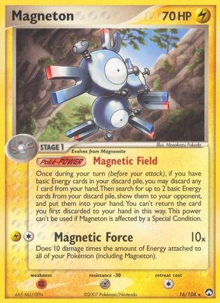 Magneton  - Reverse Holofoil Power Keepers - Rare