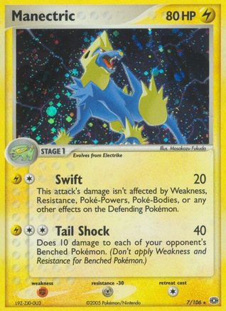 Manectric 007/106  Emerald - Holo Rare