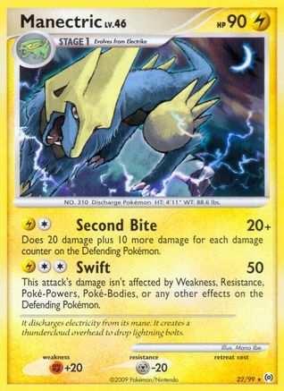 Manectric (22)  Arceus - Rare