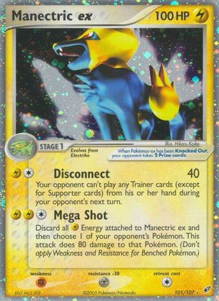 Manectric ex  - Holofoil Deoxys - Ultra Rare
