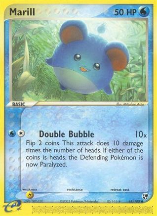 Marill 068  - Reverse Holofoil Sandstorm - Common