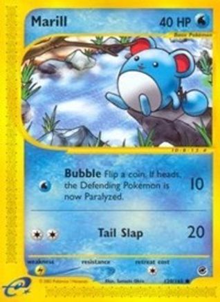 Marill/165  - Reverse Holofoil Expedition - Common