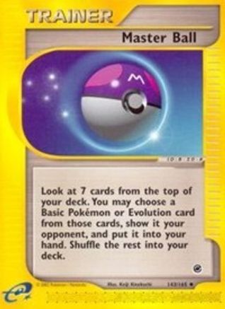 Master Ball/165  Expedition - Uncommon