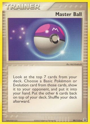 Master Ball 099  Delta Species - Uncommon