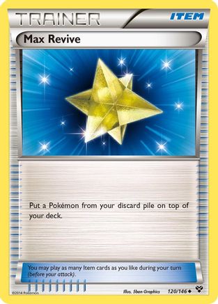 Max Revive 120  - Reverse Holofoil XY Base Set - Uncommon