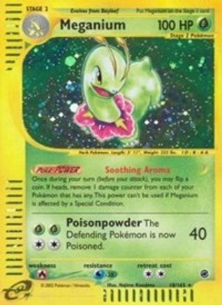 Meganium (18)  - Reverse Holofoil Expedition - Holo Rare