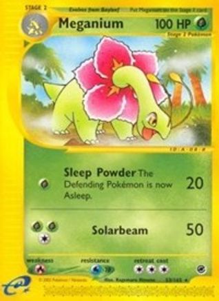Meganium (53)  - Reverse Holofoil Expedition - Rare