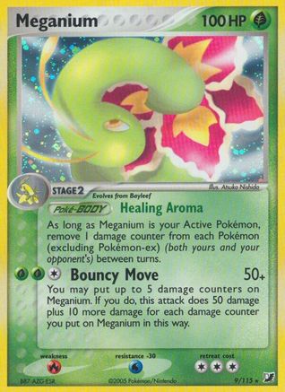 Meganium  - Reverse Holofoil Unseen Forces - Holo Rare