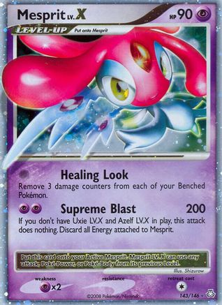 Mesprit LV.X  - Holofoil Legends Awakened - Ultra Rare