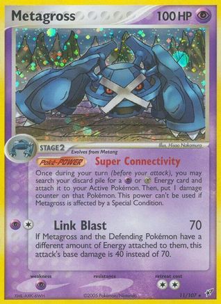 Metagross  - Reverse Holofoil Deoxys - Holo Rare