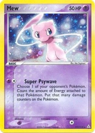 Mew  - Holofoil Holon Phantoms - Holo Rare