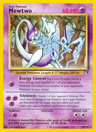 Mewtwo  - Reverse Holofoil Legendary Collection - Rare