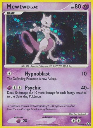 Mewtwo  - Reverse Holofoil Legends Awakened - Holo Rare
