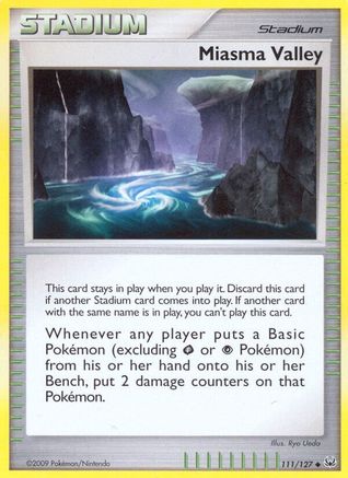 Miasma Valley  - Reverse Holofoil Platinum - Uncommon