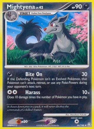 Mightyena  Legends Awakened - Uncommon