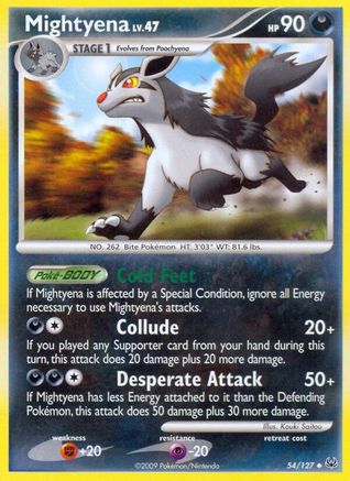 Mightyena  - Reverse Holofoil Platinum - Uncommon