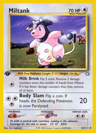 Miltank 041  - 1st Edition Neo Genesis - Uncommon