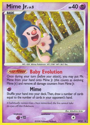 Mime Jr. - DP22  - Holofoil Diamond and Pearl Promos - Promo