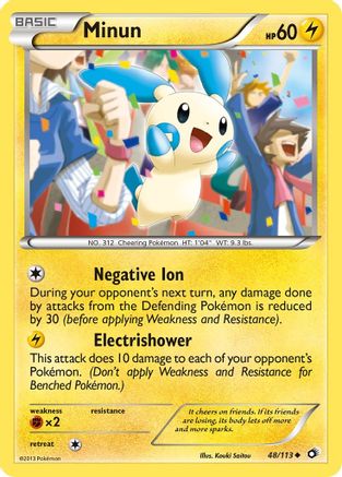 Minun (048/113) [Legendary Treasures] Normal - Uncommon