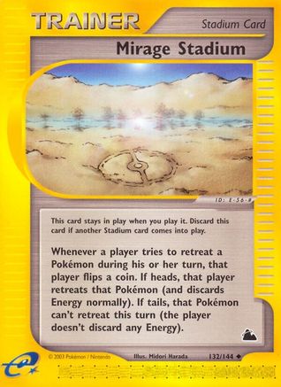 Mirage Stadium  - Reverse Holofoil Skyridge - Uncommon