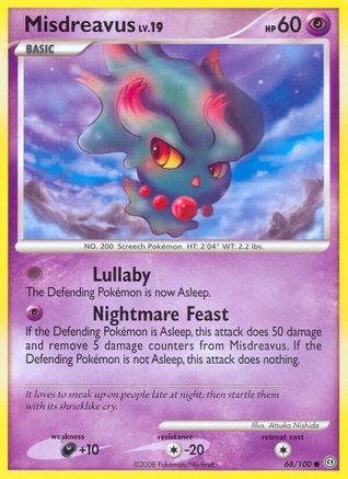 Misdreavus  - Reverse Holofoil Stormfront - Common