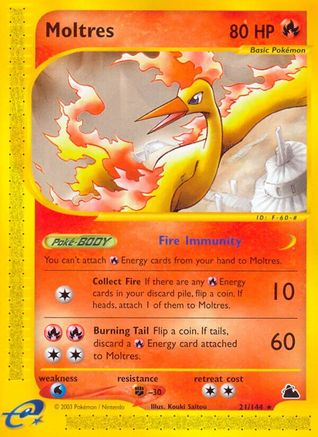 Moltres  Skyridge - Rare
