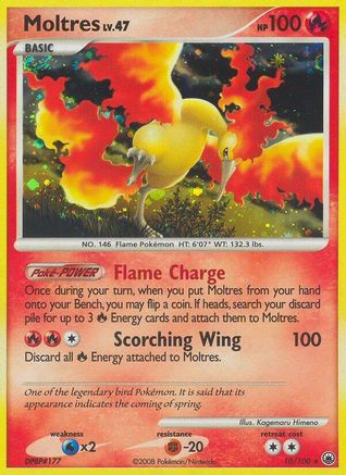 Moltres  - Reverse Holofoil Majestic Dawn - Holo Rare